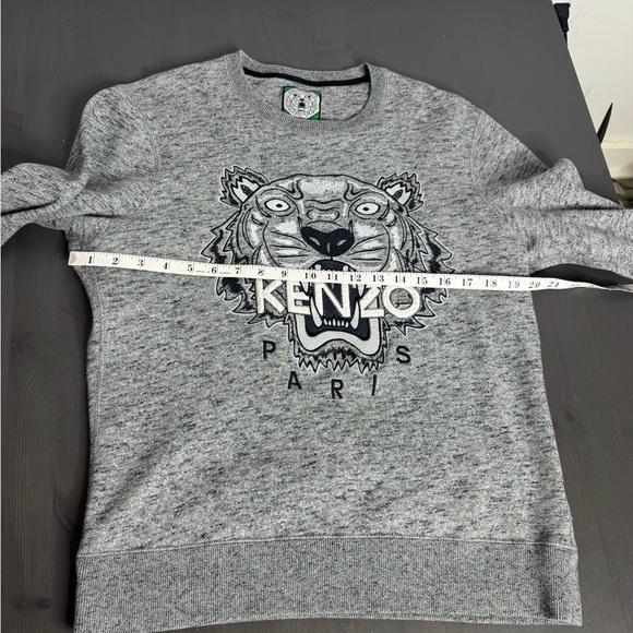Kenzo Jungle Tiger Embroidered Pullover Crew Neck Sweatshirt - Picture 9 of 10